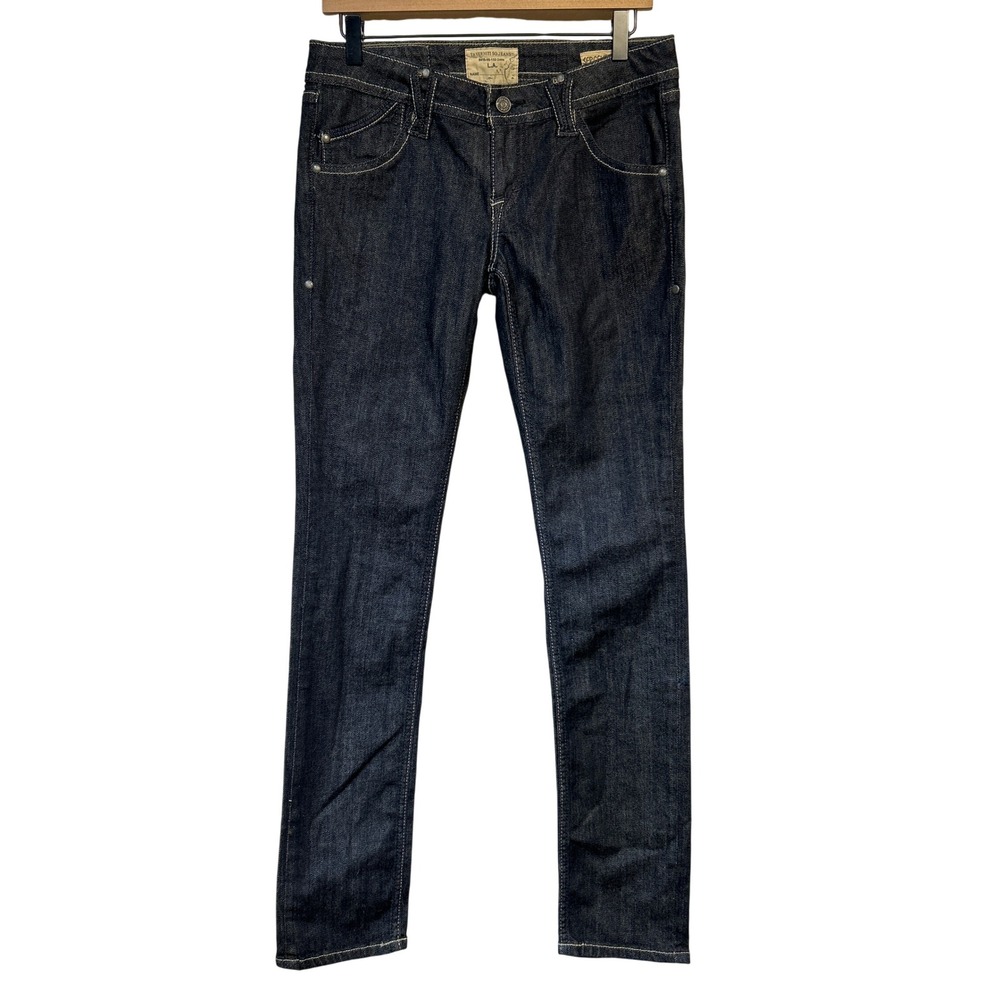Jimmy‎ Taverniti Jeans Womens Dark Wash Slim Fit Denim Pants LA Style